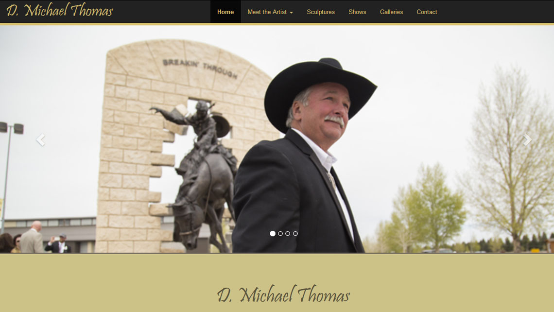 D. Michael Thomas website thumbnail 1